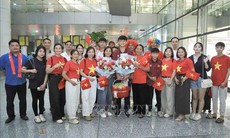 Đội tuyển U17 Việt Nam về nước sau chức vô địch Giải bóng đá U17 Đông Nam Á 2026