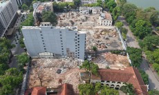 Mặt bằng công viên 2,4 ha ven hồ Hoàn Kiếm dần lộ diện sau 5 tháng giải phóng mặt bằng