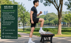 5 bài tập với ghế đá công viên giúp tăng cường sức mạnh đôi chân