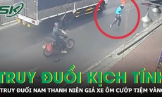 Màn truy đuổi nghẹt thở nam thanh niên vờ mua hàng rồi cuỗm vàng bỏ chạy