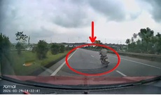Xác minh thanh niên chạy xe máy vào cao tốc Hà Nội – Bắc Giang, lạng lách sau khi uống rượu