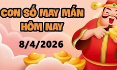 Con số may mắn hôm nay 8/4 - số cát lành - số tài lộc 12 con giáp ngày mới
