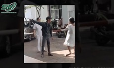 Bức xúc clip gã chồng vũ phu chửi bới, tát thẳng mặt vợ bầu tại sảnh bệnh viện ở Lâm Đồng