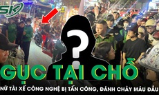 Nữ tài xế công nghệ bị 2 đối tượng hành hung, đánh chảy máu đầu ở Hà Nội