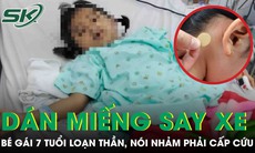 Bé gái 7 tuổi loạn thần, nói nhảm sau khi dán miếng chống say xe