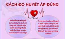 Ngày Thế giới phòng, chống tăng huyết áp 17/5: Cách đo huyết áp đúng