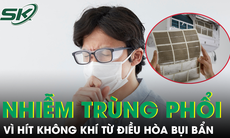 Dùng điều hòa lâu ngày không vệ sinh, người đàn ông 32 tuổi nhập viện vì viêm phổi nặng