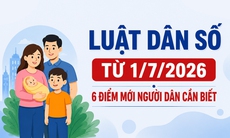 Luật Dân số: 6 điểm mới người dân cần biết