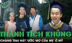 Chàng trai hát ‘Ước mơ của mẹ’ trong lễ tốt nghiệp ở Mỹ gây sốt với thành tích học tập cực khủng