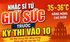 Nhắc sĩ tử giữ sức trước kì thi vào lớp 10
