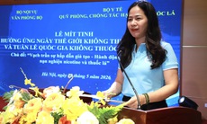 Bộ Nội vụ đề nghị cán bộ, công chức, viên chức, người lao động gương mẫu thực hiện nói không với thuốc lá