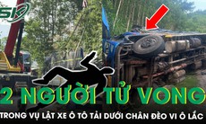 Lật xe ô tô tải dưới chân đèo Vi Ô Lắc, 2 người tử vong trong đêm, 1 người bị thương