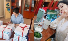 Hoa hậu Nguyễn Thị Huyền nỗ lực học tập, giữ gìn cuộc sống bình yên