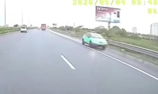 Xử phạt 35 triệu đồng tài xế taxi công nghệ đi ngược chiều trên tuyến cao tốc Pháp Vân - Cao Bồ