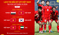 Lịch thi đấu của U17 Việt Nam tại giải U17 châu Á 2026 mới nhất