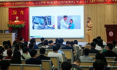 Chiếu video hậu quả tai nạn giao thông tại các điểm công cộng