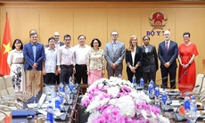 Thứ trưởng Nguyễn Thị Liên Hương tiếp, làm việc với đoàn công tác Nhóm phụ trách Quốc gia của Quỹ Toàn cầu