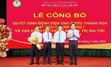 Công bố Bệnh viện Ung bướu tỉnh Thanh Hóa đạt tiêu chuẩn hạng I