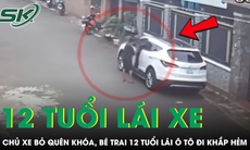 Chủ xe bỏ quên chìa khóa, bé trai 12 tuổi 'lái ô tô' đi khắp hẻm khiến nhiều người thót tim