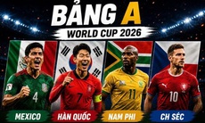 Lịch thi đấu World Cup 2026 bảng A: Mexico, Hàn Quốc, CH Czech, Nam Phi