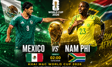 Lịch thi đấu World Cup 2026 hôm nay ngày 12/6: Mexico đấu Nam Phi