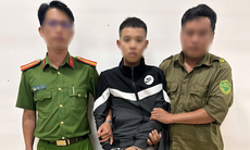 Tạm giữ Đỗ Văn Tĩnh chém cha ruột, ném chai xăng cháy vào lực lượng công an