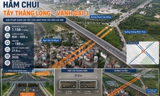 Hình ảnh giải phóng mặt bằng 'thần tốc' cho dự án hầm chui Tây Thăng Long
