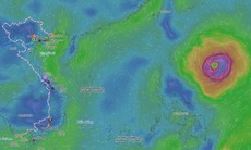Bão Mekhala đang mạnh lên thành siêu bão, giật cấp 17
