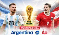 Kênh và link xem trực tiếp Argentina vs Áo - World Cup 2026 ngày 23/6