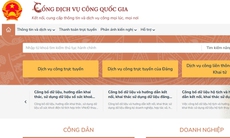 Cổng Dịch vụ công quốc gia hoạt động theo quy chế mới từ 20/7