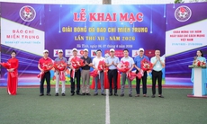 Hơn 100 nhà báo tranh tài tại Giải Bóng đá Báo chí miền Trung