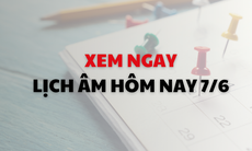 Âm lịch hôm nay 7/6 - Lịch âm 7/6 - Lịch vạn niên ngày 7/6/2026