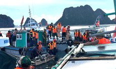 Vụ lật tàu trên biển: Tìm kiếm nạn nhân cuối cùng mất tích
