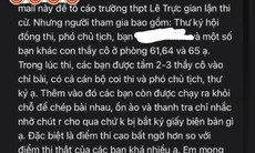 Vụ nghi gian lận trong Kỳ thi tốt nghiệp THPT tại Quảng Trị: Hiệu trưởng nói gì?