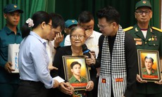 Xúc động giây phút 'trở về' của liệt sĩ qua di ảnh