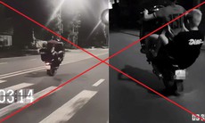 Tịch thu phương tiện, phạt tiền thanh niên 'bốc đầu' xe máy để câu view trên TikTok