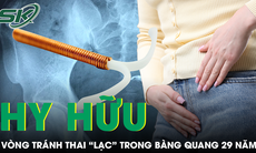 Vòng tránh thai 'mất tích' 29 năm bất ngờ được tìm thấy trong bàng quang