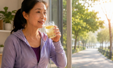 Sau tuổi 50, có nên uống nước chanh mật ong trước khi đi bộ buổi sáng?
