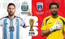 Kênh và link xem trực tiếp Argentina vs Cape Verde - vòng 1/16 World Cup 2026 ngày 4/7
