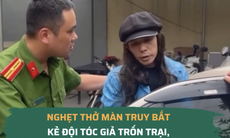Nghẹt thở màn truy bắt kẻ đội tóc giả trốn trại, lái ô tô bỏ chạy gần 10km kịch tính như phim hành động