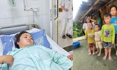 Chồng vừa mất vì tai biến, người phụ nữ lo cho 5 con nhỏ lại cấp cứu vì bệnh tật cần sự trợ giúp