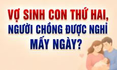 Lao động nữ sinh con thứ hai, người chồng được nghỉ bao lâu?