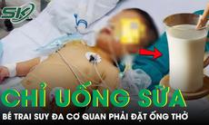 Chỉ uống sữa và gần như không ăn, bé trai 4 tuổi suy đa cơ quan phải đặt ống thở