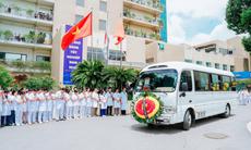 Hàng nghìn học trò chờ ở bệnh viện, trường y xúc động tiễn đưa GS Vũ Văn Đính