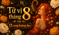 Tử vi 12 cung hoàng đạo tháng 8/2026: Nhân Mã tiến bộ, Song Ngư phát triển