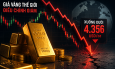 Giá vàng thế giới sáng 14/8 chịu áp lực điều chỉnh