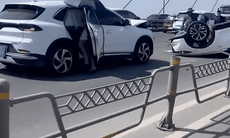 Danh tính các tài xế vụ tai nạn liên hoàn 4 ô tô trên cầu Nhật Tân