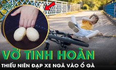 Đạp xe vào ổ gà, thiếu niên 15 tuổi phải cấp cứu vì vỡ tinh hoàn