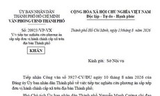 TPHCM cảnh báo văn bản giả mạo về sắp xếp đơn vị hành chính cấp xã