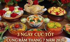 3 ngày cực tốt cúng Rằm tháng 7 âm lịch 2026 tránh phạm kỵ